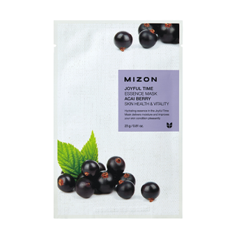 MIZON Tuchmaske mit Acai-Beeren-Extrakt Joyful Time Essence Mask Acai Berry 23g