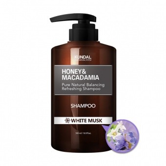 KUNDAL Honey&Macadamia Shampoo White Musk 500ml