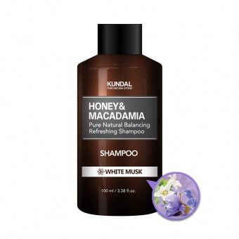 KUNDAL Honey&Macadamia Shampoo White Musk 100ml