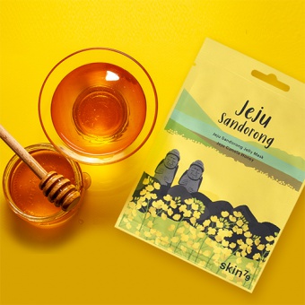 SKIN79 Pflegende Tuchmaske mit Hönig Jeju Sandorong Jelly Mask - Jeju Canola Honey 33ml