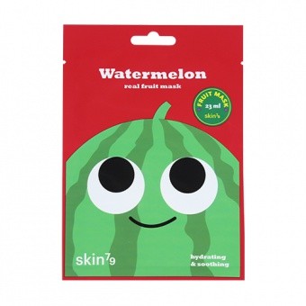 SKIN79  Haut beruhigende Maske mit Wassermelonenextrakt Real Fruit Mask Watermelon 23ml