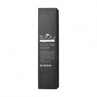 MIZON Stark regenerierende Gesichtscreme mit Schneckenschleim Black Snail All in One Cream 35ml