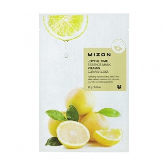 MIZON Leuchtenmaske mit Vitaminen Joyful Time Essence Mask Vitamin 23g