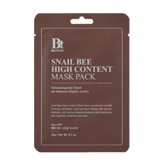 BENTON Tuchmaske Snail Bee High Content Mask Pack 20g