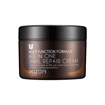 MIZON Multifunktions-Gesichtscreme mit Schneckenschleim All in One Snail Repair Cream 120ml