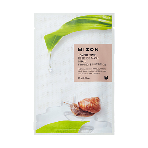 MIZON Anti-Falten-Tuchmaske mit Schneckenschleim-Filtrat Joyful Time Essence Mask Snail 23g