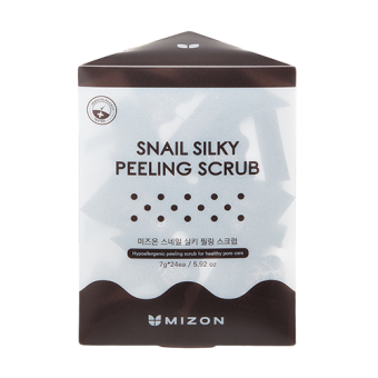 MIZON Gesichtspeeling mit Schneckenschleim-Extrakt Snail Silky Peeling Scrub 24pcs