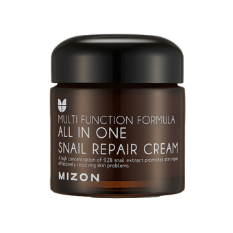 MIZON Gesichtscreme mit Schneckenschleim All in One Snail Repair Cream 75ml